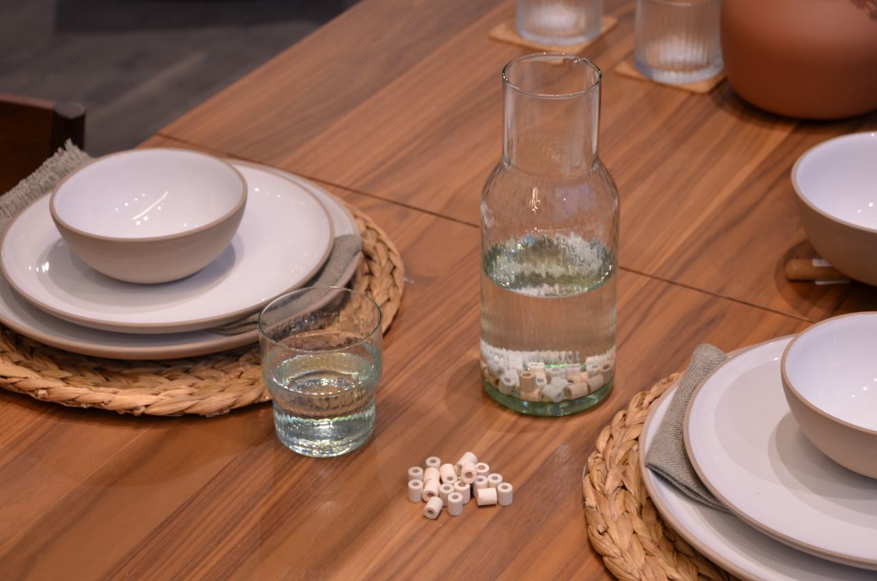 Ma Maison Durable | X100 EM® keramische parels grijs | zuiveringsfilter 100% natuurlijk kraanwater | natuurlijke filterballen chloorkalk | voor kan, karaf, drinkfles, waterkoker